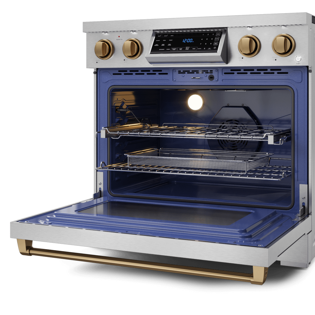 THOR KITCHEN RSE36BRZ 36 Inch Professional Electric Range With Tilt Panel Touch Control I...