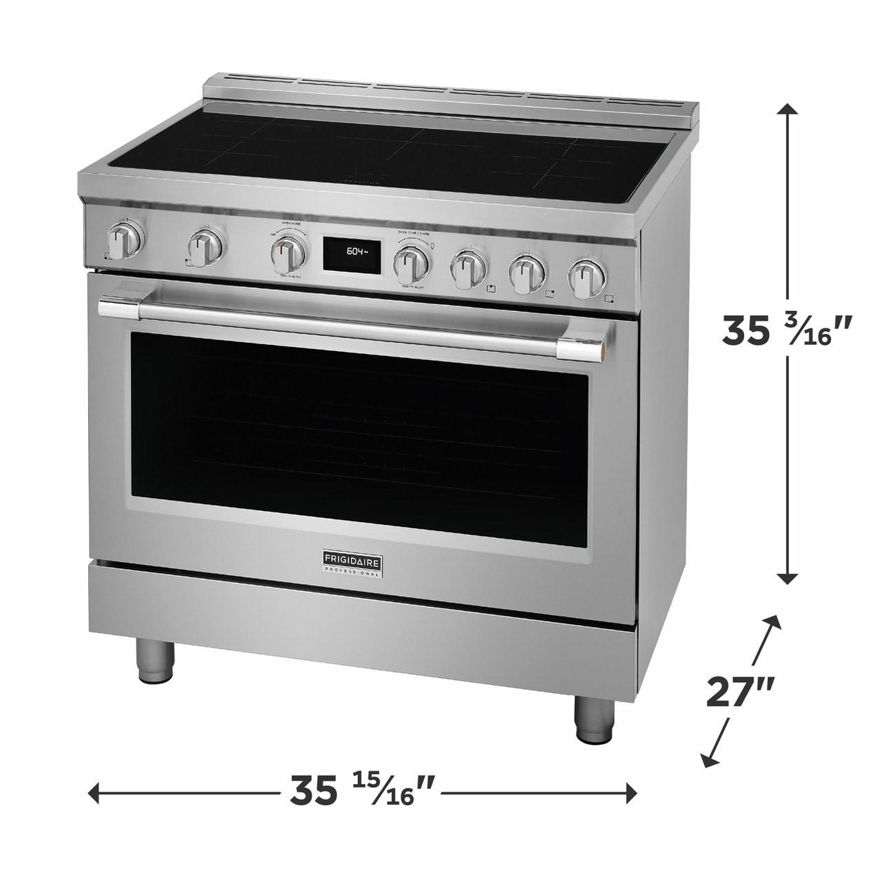 FRIGIDAIRE PCFI3670AF Frigidaire Professional 36"" Induction Freestanding Range