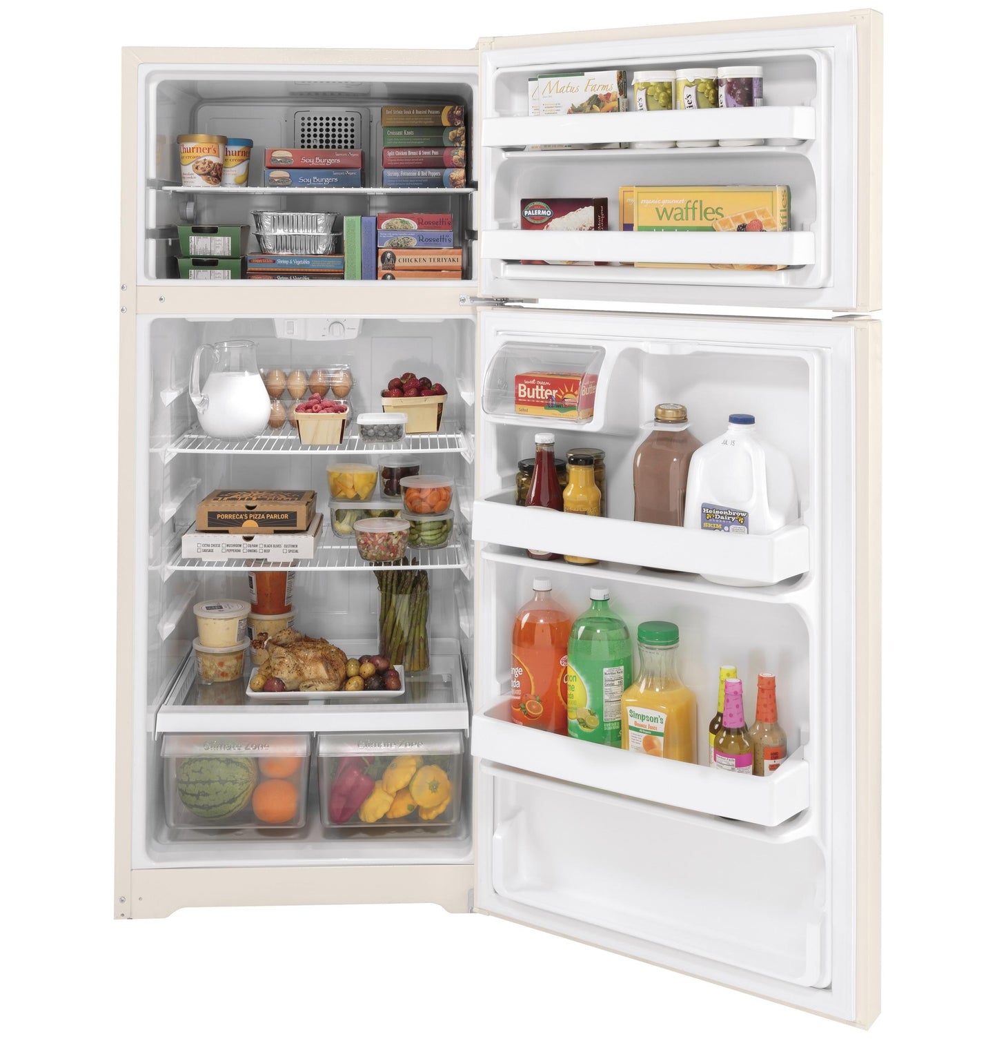 GE APPLIANCES GTE17DTNRCC Ge Energy Star 16.6 Cu. Ft. Top-freezer Refrigerator
