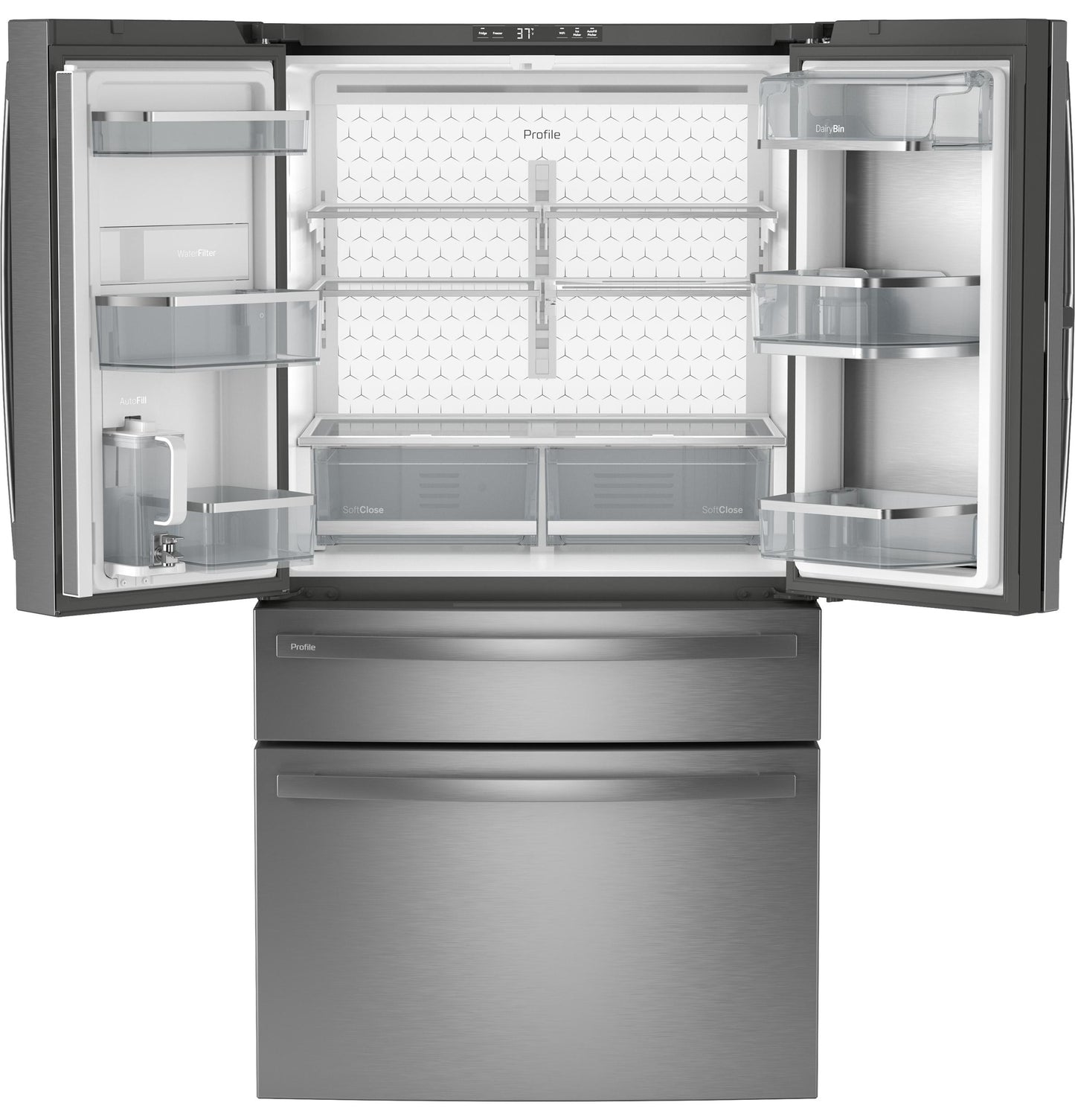 GE APPLIANCES PJD23BYWFS GE Profile Series Energy Star 23.2 Cu. Ft. Smart COUNTER-DEP...