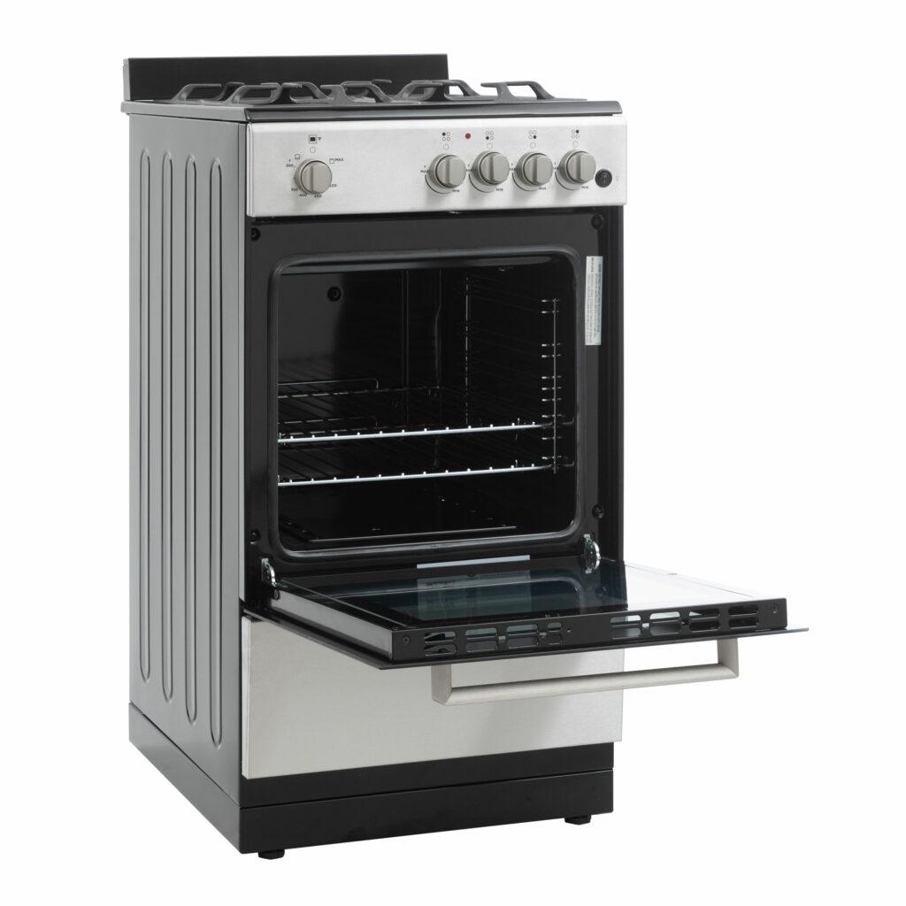 DANBY DR20V1BSSGLP Danby 20"" Wide Gas Range In Stainless Steel