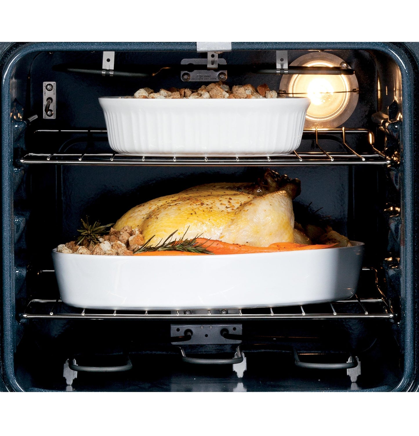 GE APPLIANCES JRP20BJBB GE Appliances 24"" Electric Single Self-cleaning Wall Oven