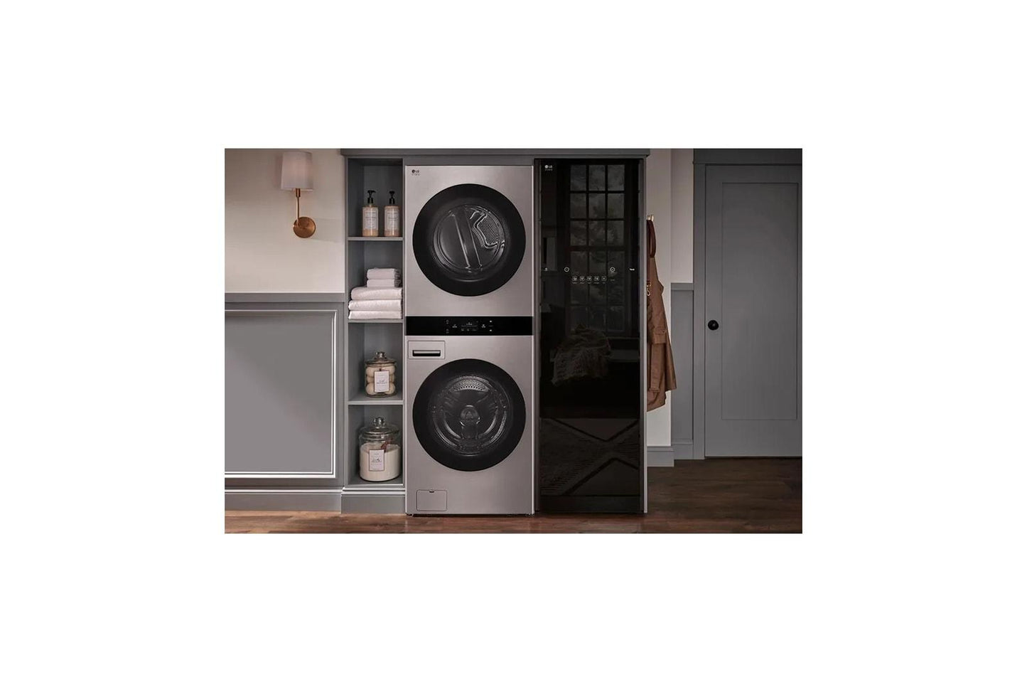 LG SWWG50N3 LG Studio Washtower Smart Front Load 5.0 Cu. Ft. Washer and 7.4...