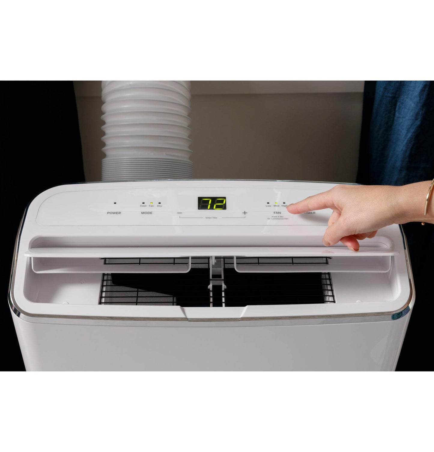 GE APPLIANCES APSA13YBMW Ge 14,000 BTU Heat/cool Portable Air Conditioner for Medium ROOM...