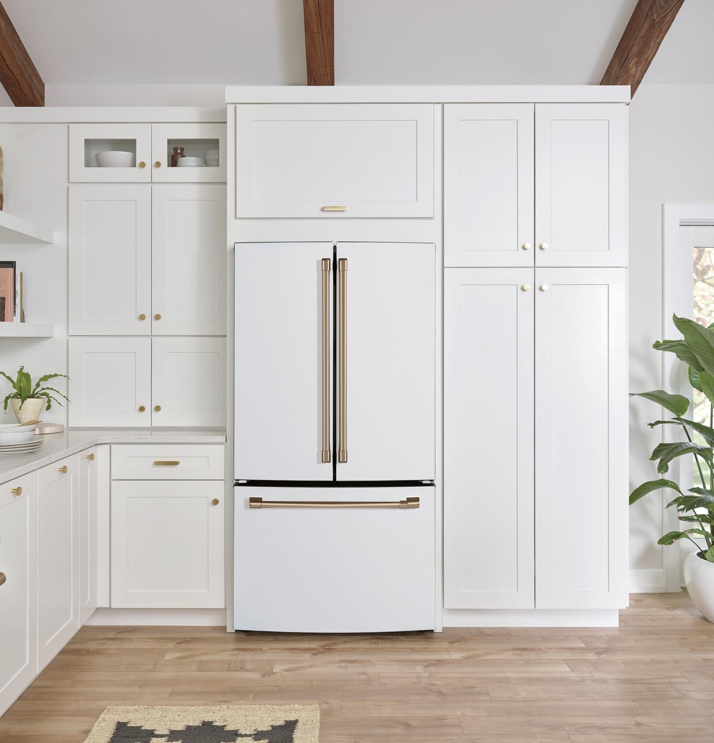 CAFE CWE19SP4NW2 Cafe Energy Star 18.6 Cu. Ft. Counter-depth French-door R...