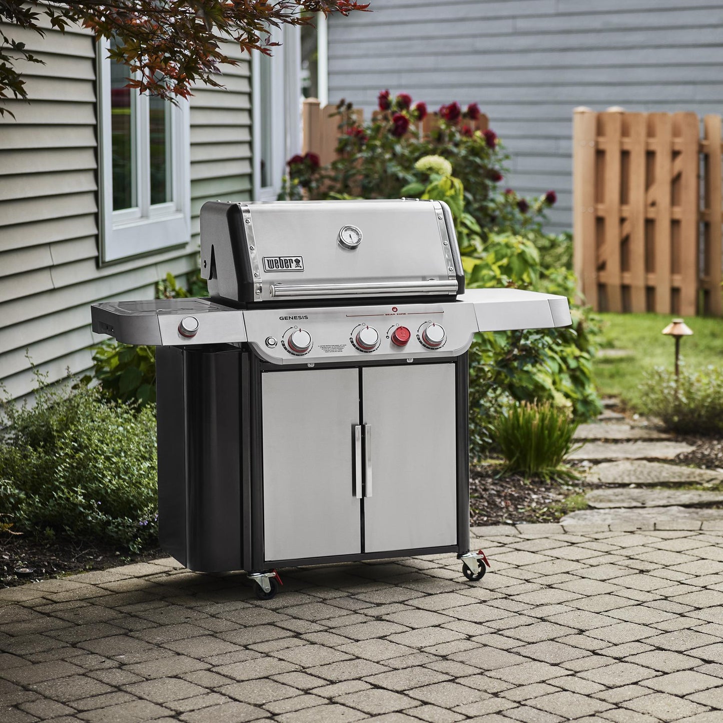 WEBER 1500538 Weber Genesis S-335 Gas Grill (natural Gas) - Stainless Steel
