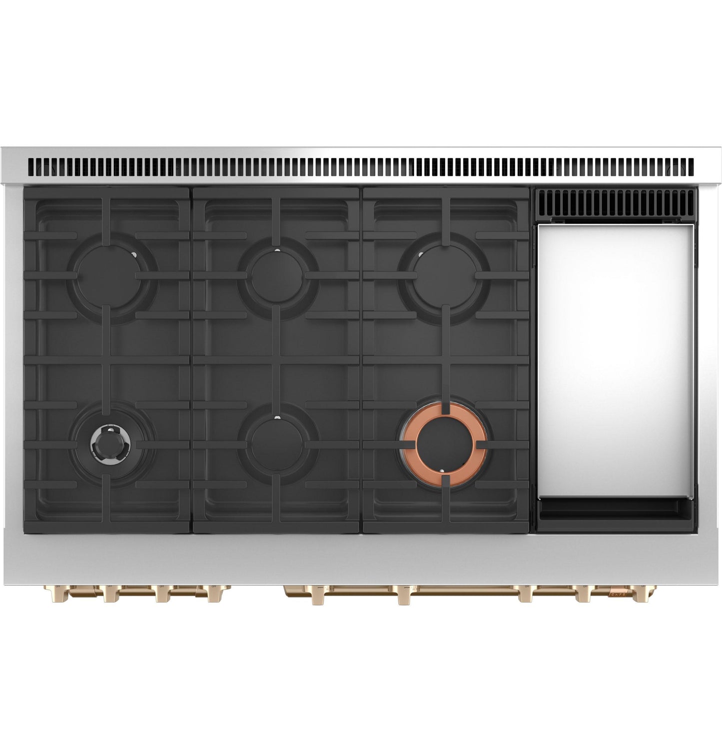 CAFE C2Y486P4TW2 Cafe 48"" Smart Dual-fuel Commercial-style Range With 6 BURNER...