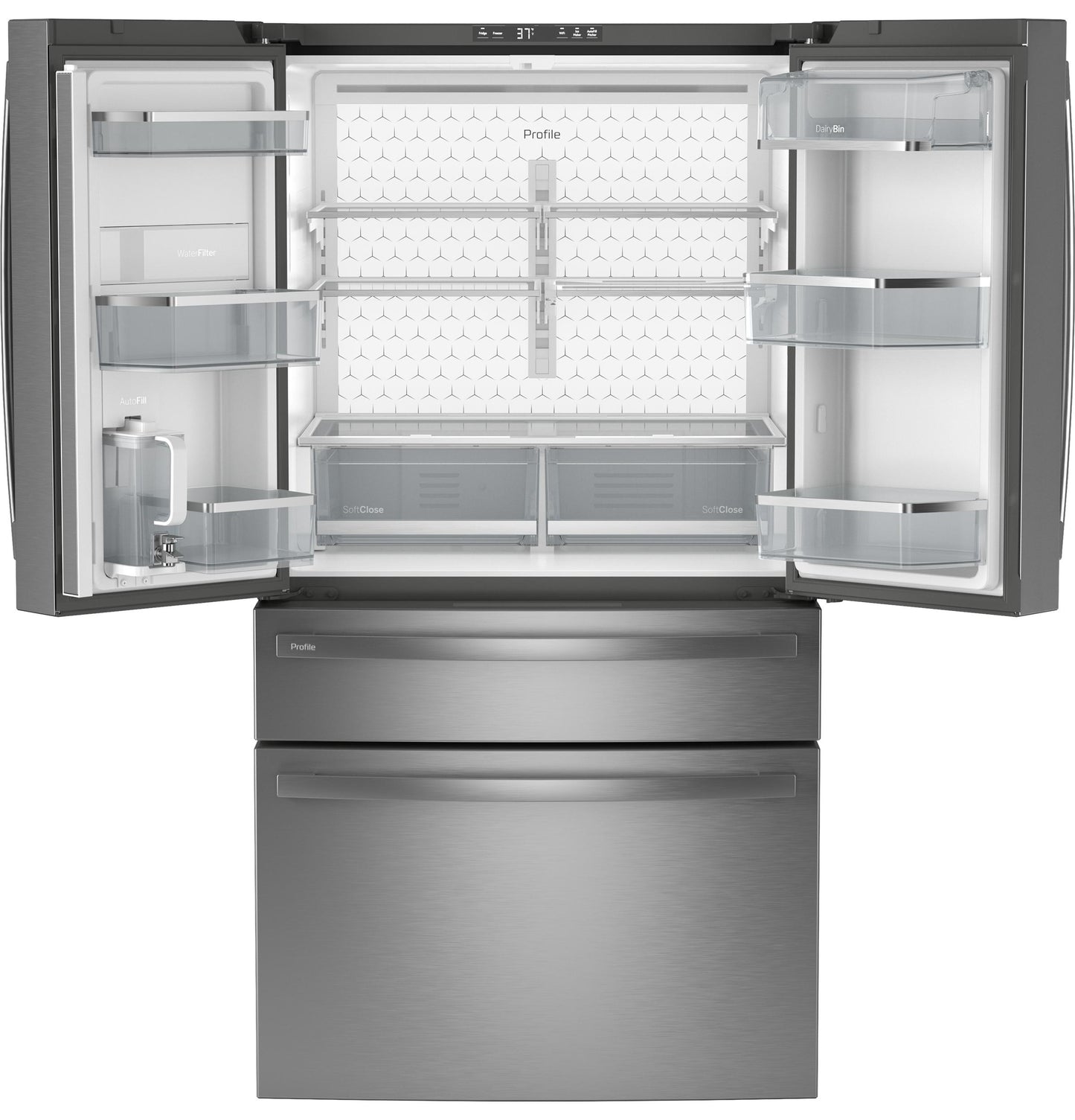 GE APPLIANCES PJE23BYWFS GE Profile Series Energy Star 23.2 Cu. Ft. Smart COUNTER-DEP...
