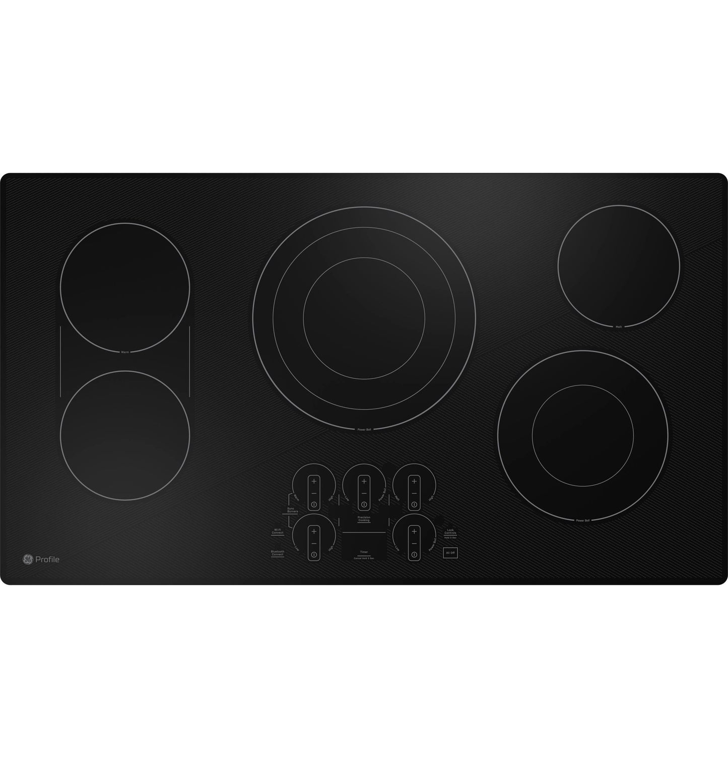 GE APPLIANCES PEP7036DTBB GE Profile 36"" Built-in Touch Control Electric Cooktop