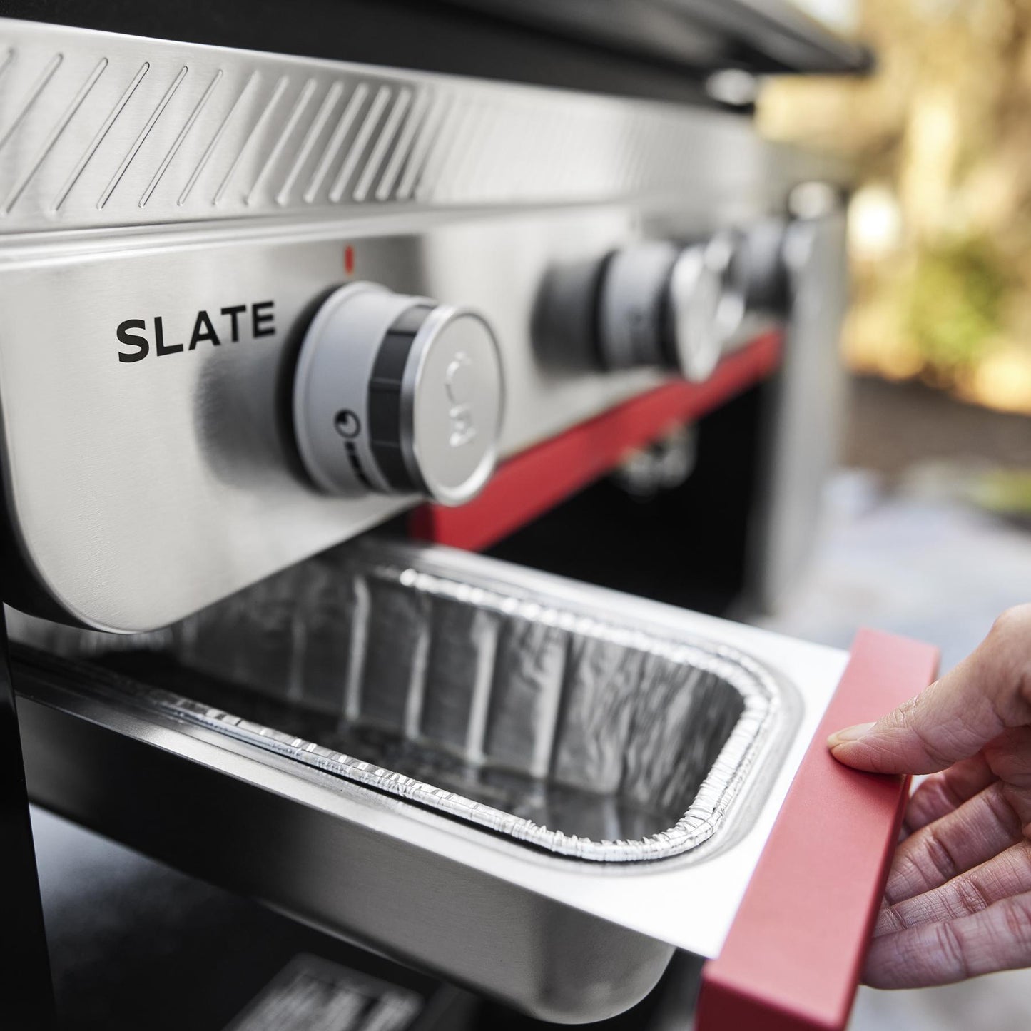 WEBER 1500420 Slate 30"" Rust-resistant Griddle With Extendable Side Table (NA...