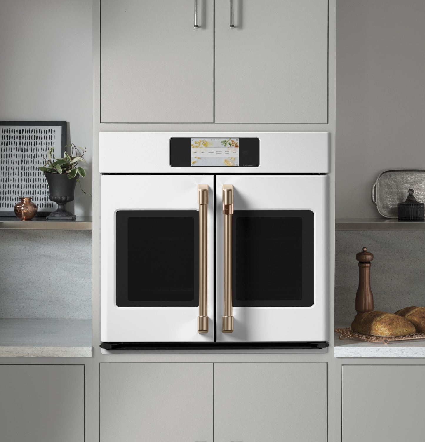 CAFE CTS90FP4NW2 Cafe Professional Series 30"" Smart Built-in Convection FRENCH...