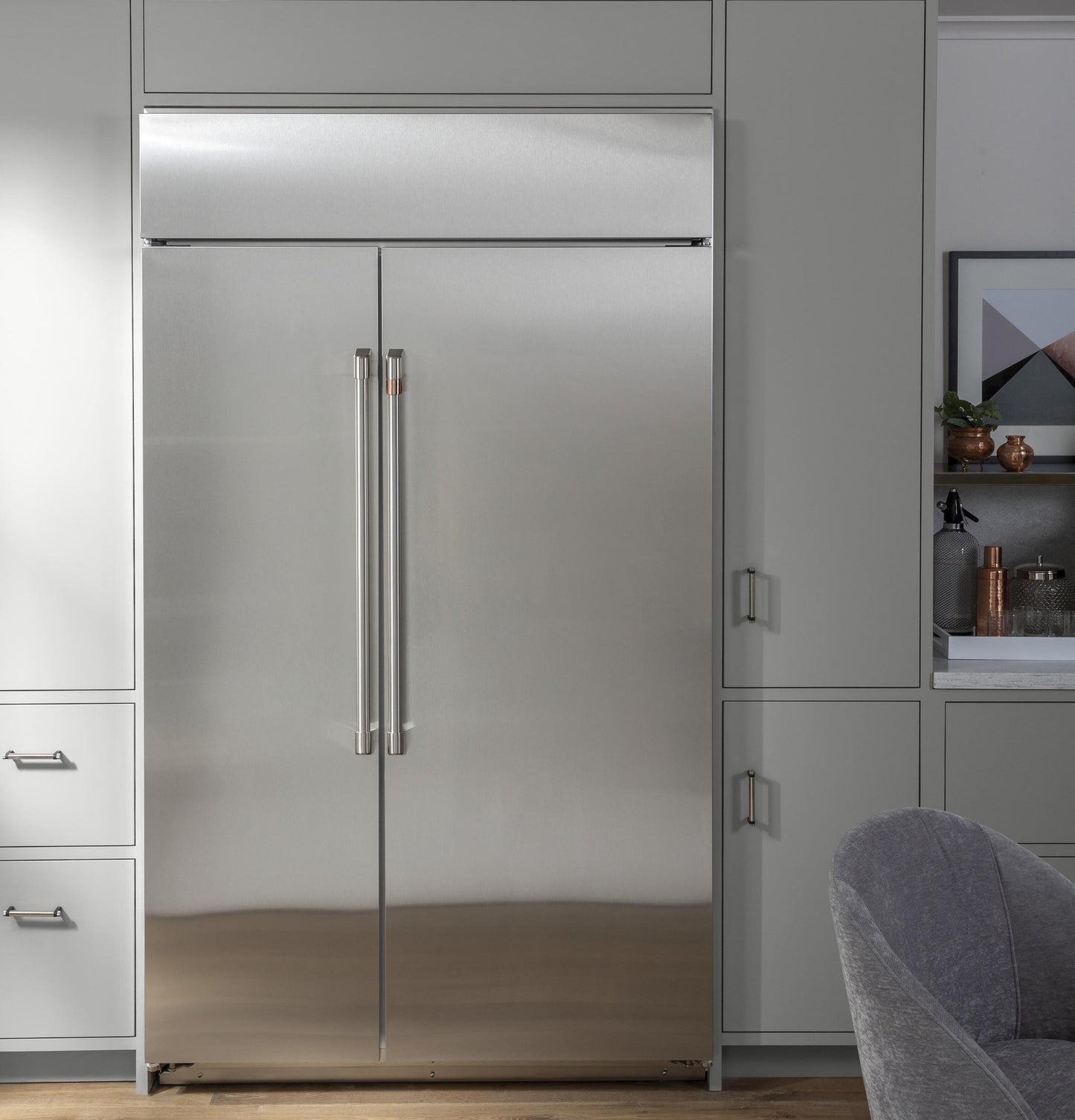 CAFE CSB42WP2NS1 Cafe Cafe 42"" Built-in Side-by-side Refrigerator