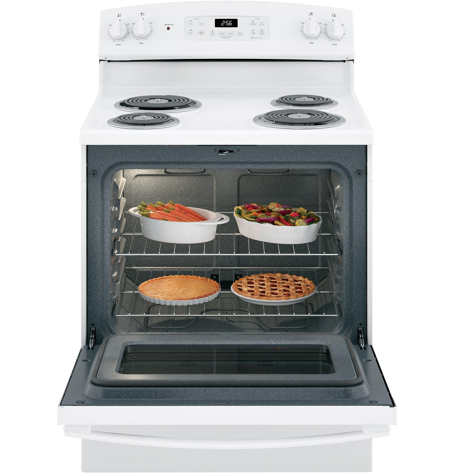 GE APPLIANCES JB256DMWW Ge 30"" Free-standing Electric Range