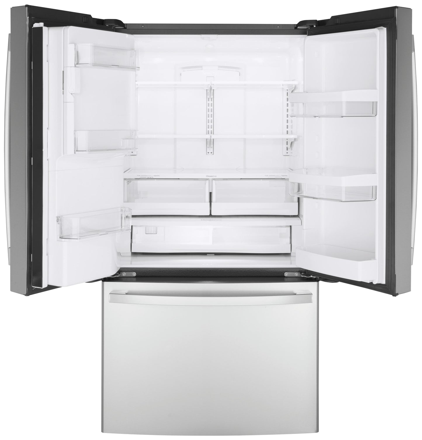 GE APPLIANCES GYE22GYNFS Ge Energy Star 22.2 Cu. Ft. Counter-depth French-door REFRIGE...