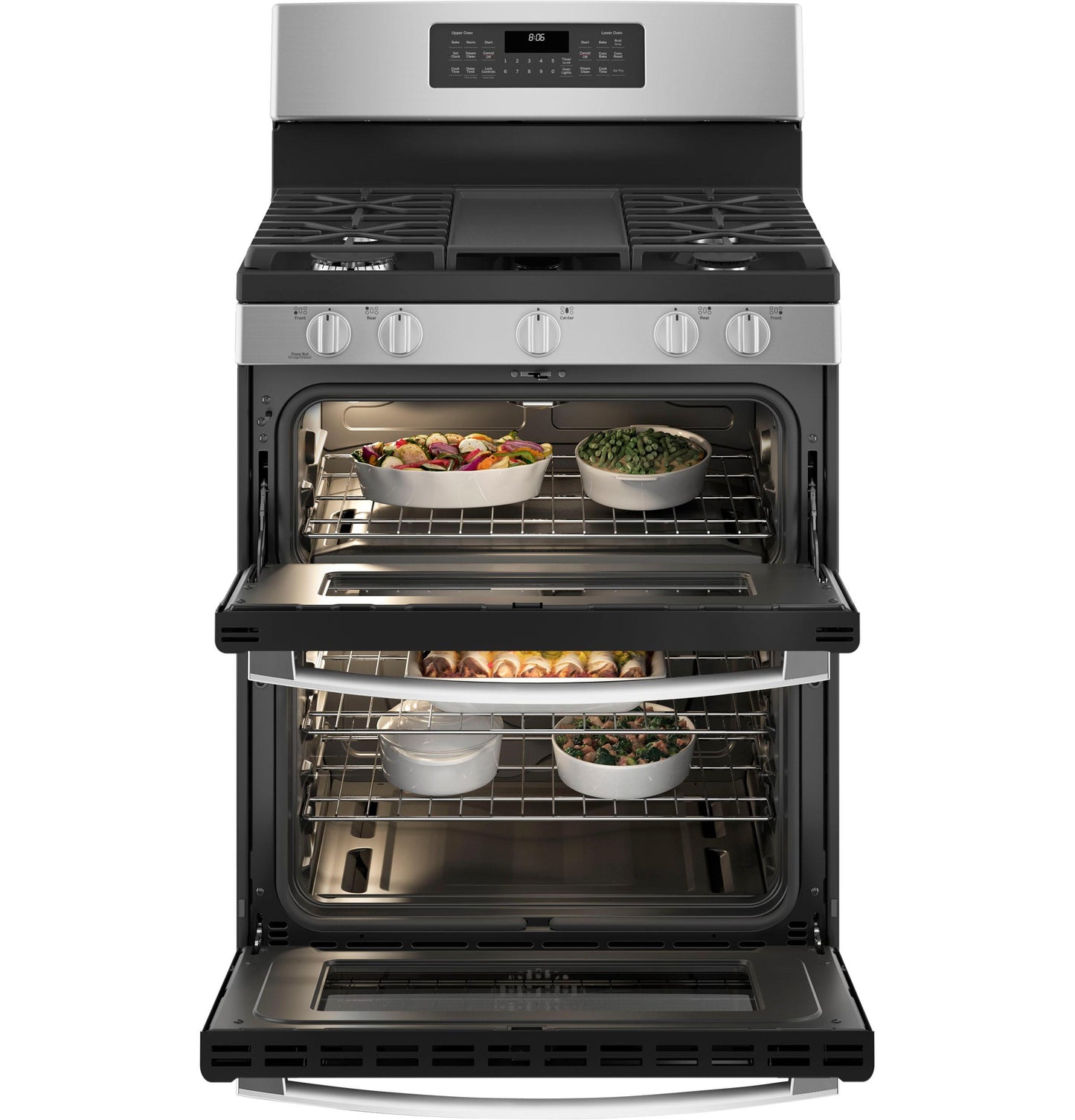 GE APPLIANCES JGBS86SPSS Ge 30"" Free-standing Gas Double Oven Convection Range
