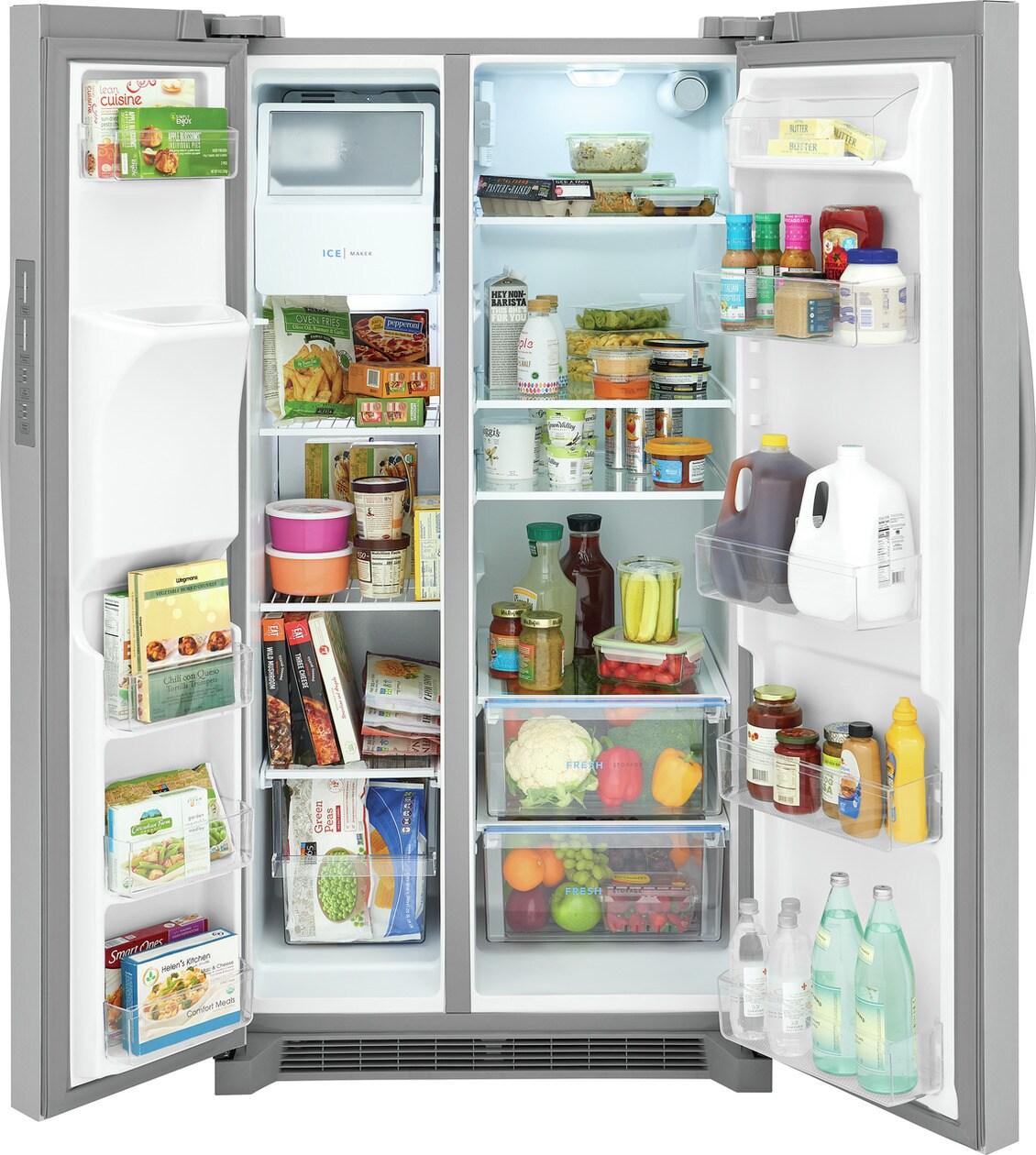 FRIGIDAIRE FRSS2623AS Frigidaire 25.6 Cu. Ft. 36'' Standard Depth Side By Side Refrigerator