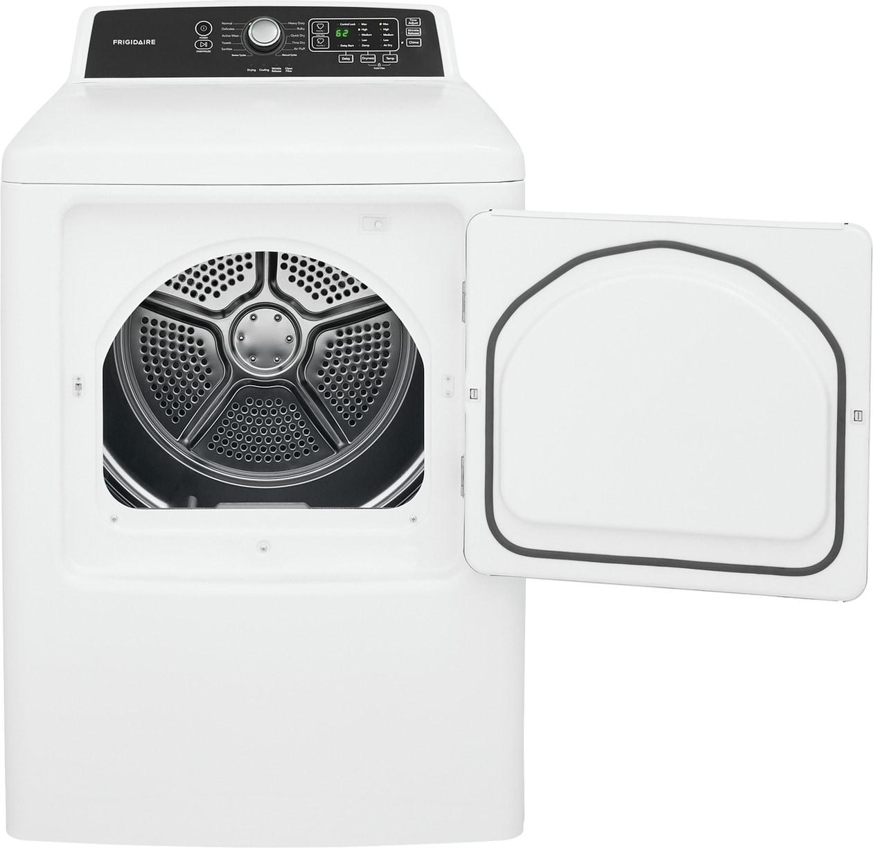 FRIGIDAIRE FFRG4120SW Frigidaire 6.7 Cu. Ft. Free Standing Gas Dryer