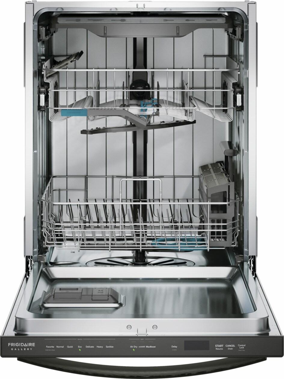 FRIGIDAIRE GDSH4715AD Frigidaire Gallery 24"" Stainless Steel Tub Built-in Dishwasher WITH...