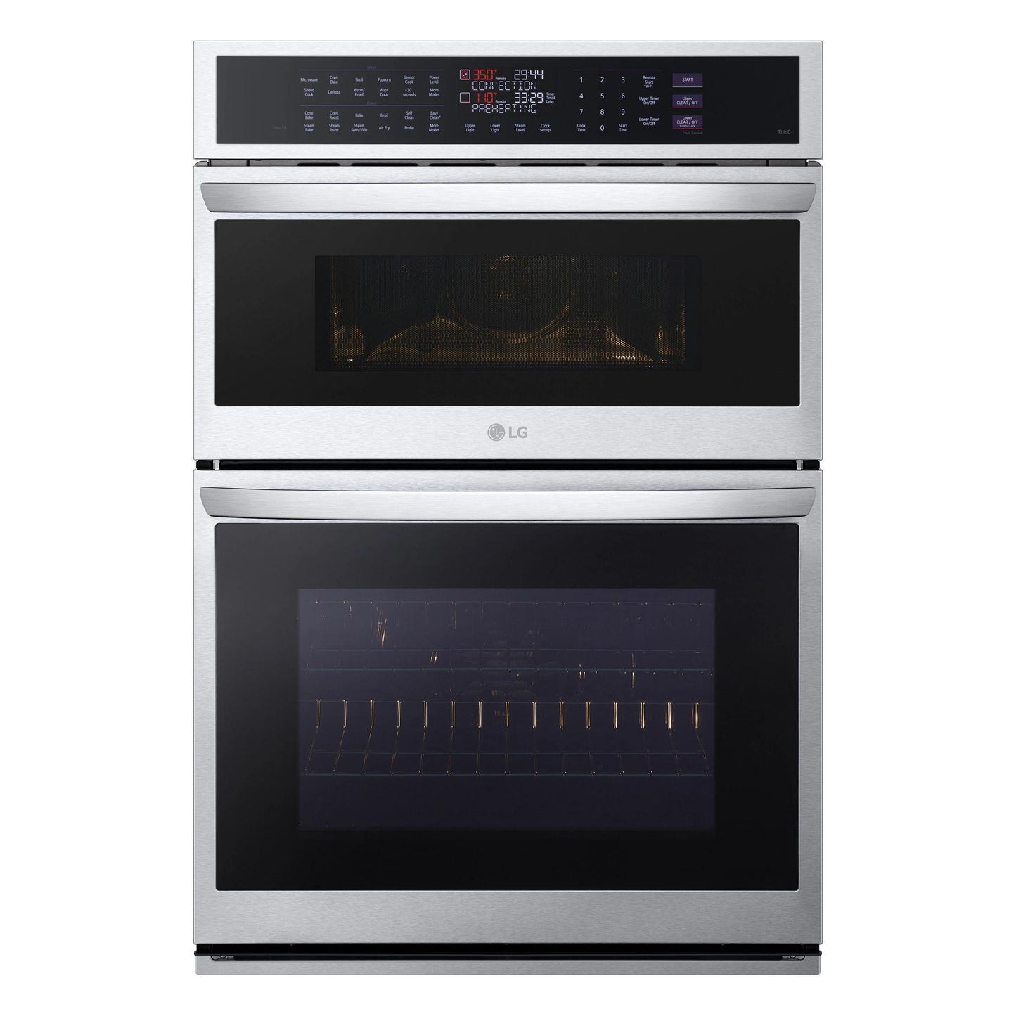 LG WCEP6427F 1.7/4.7 Cu. Ft. Smart Combination Wall Oven With Instaview, TRUE...