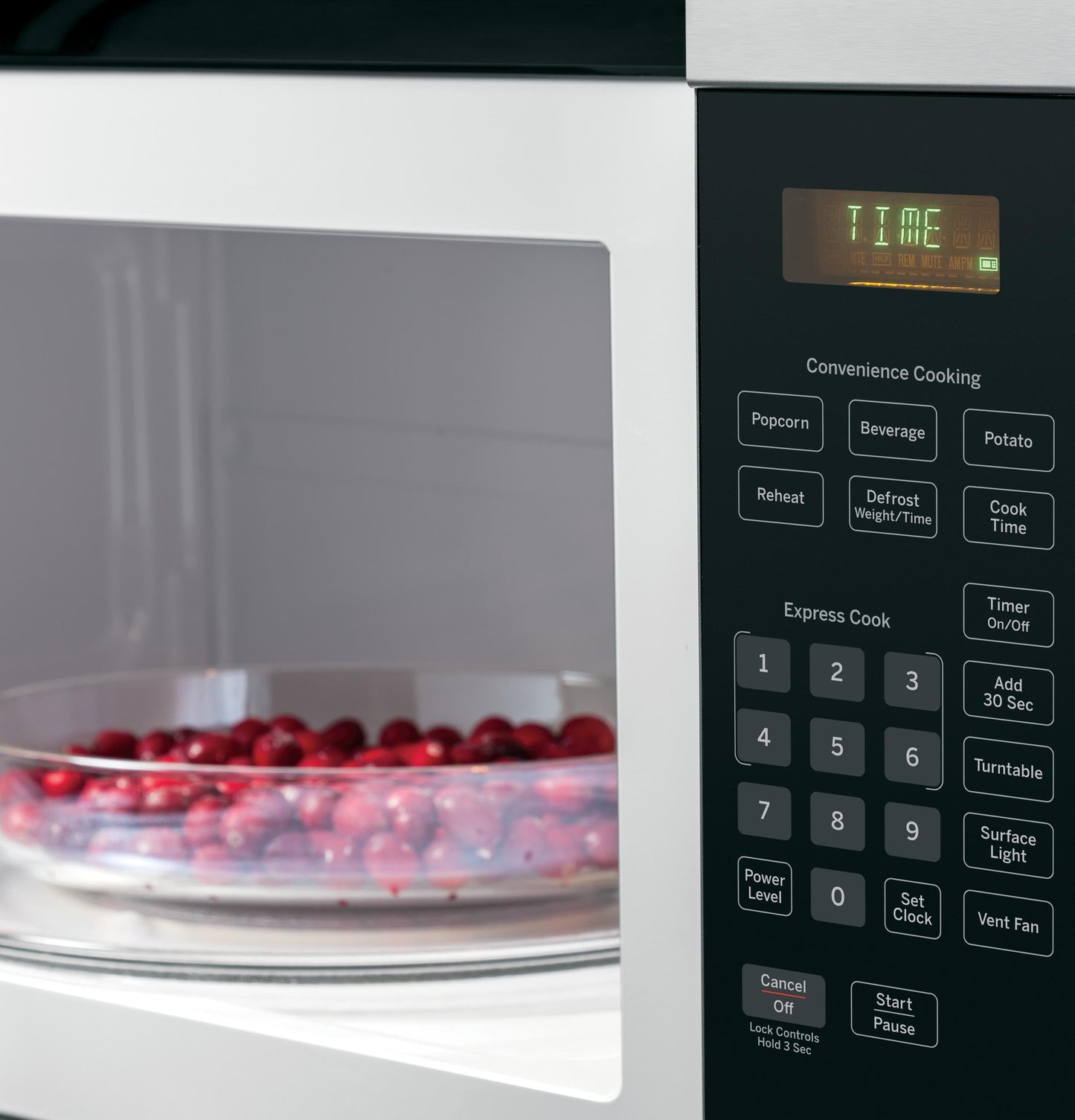 GE APPLIANCES JVM3160RFSS Ge 1.6 Cu. Ft. Over-the-range Microwave Oven