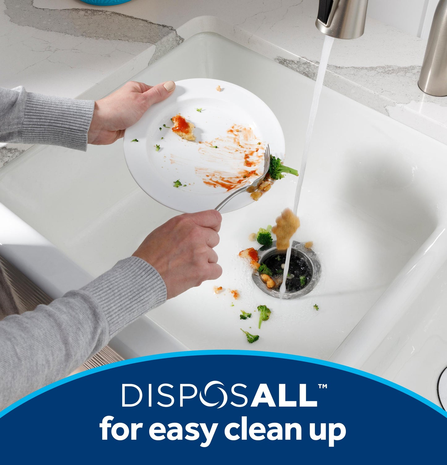 GE APPLIANCES GFC565W GE Disposall 1/2 HP Continuous Feed Garbage Disposer Corded