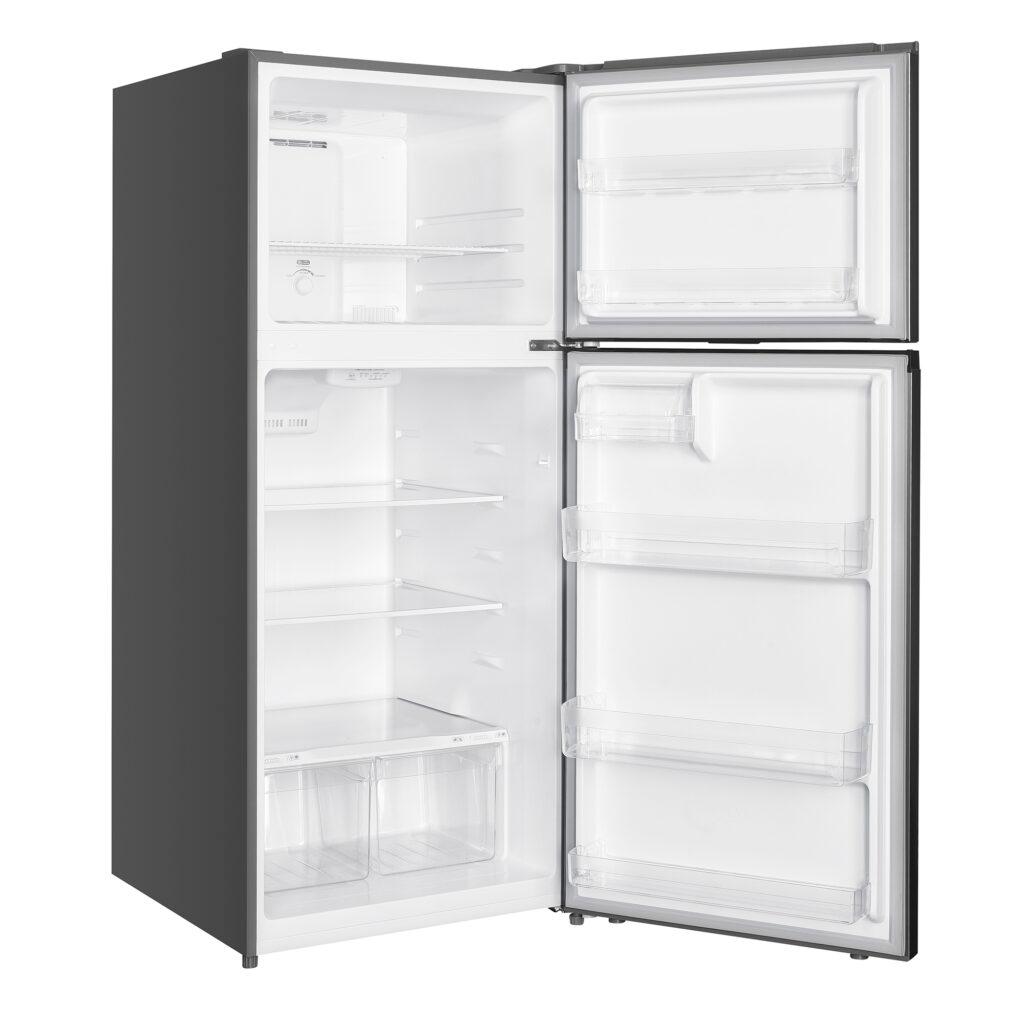 DANBY WFF176SL Woods 18.0 Cu. Ft. Top Mount Frost-free Fridge In Stainless Steel Look
