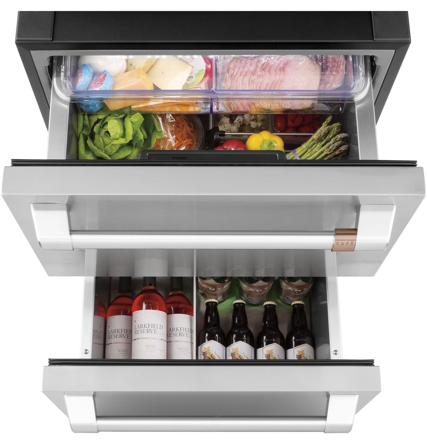 CAFE CDE06RP2NS1 Cafe Cafe 5.7 Cu. Ft. Built-in Dual-drawer Refrigerator