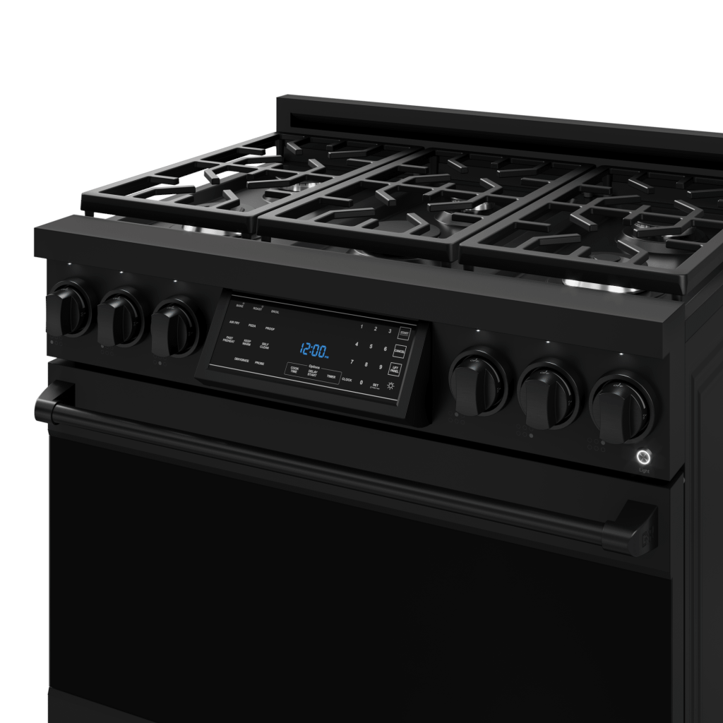 THOR KITCHEN RSG36BLP 36 Inch Professional Lp Range With Tilt Panel Touch Control In BLAC...