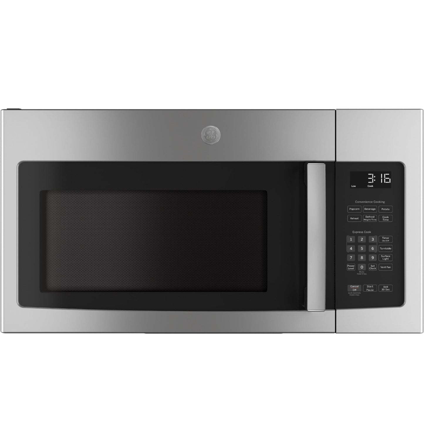 GE APPLIANCES JVM3162RJSS Ge 1.6 Cu. Ft. Over-the-range Microwave Oven