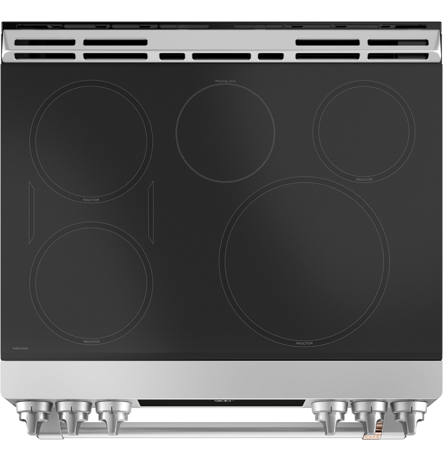 CAFE CHS900P2MS1 Cafe 30"" Slide-in Front Control Induction and Convection RANG...