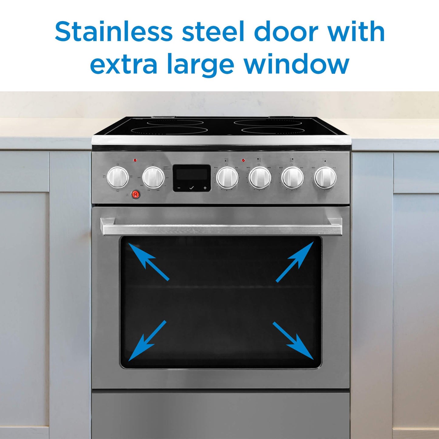 DANBY DRCA240BSS Danby 24 Air Fry Slide-in Smoothtop Range
