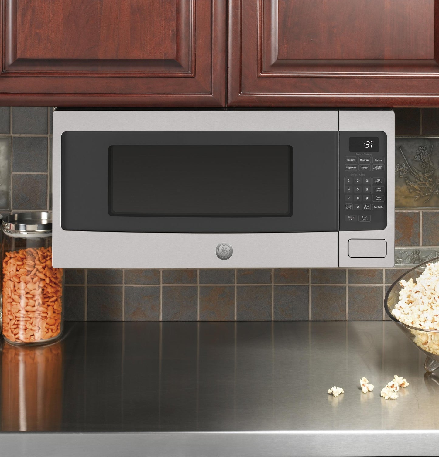 GE APPLIANCES PEM31SFSS GE Profile Series 1.1 Cu. Ft. Countertop Microwave Oven