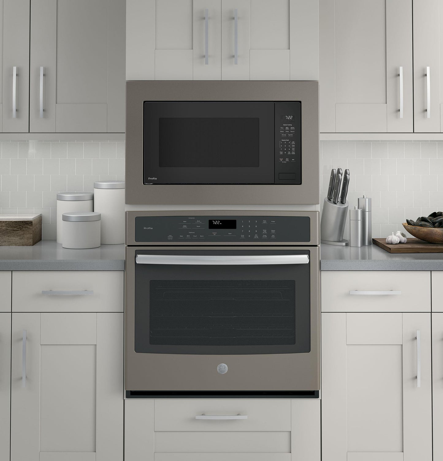 GE APPLIANCES PCWK22U1WDD GE Profile 2.2 Cu. Ft. Built-in Sensor Microwave Oven