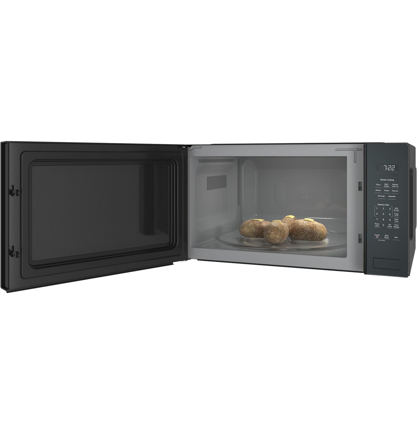 GE APPLIANCES PCWK22U1WBB GE Profile 2.2 Cu. Ft. Built-in Sensor Microwave Oven