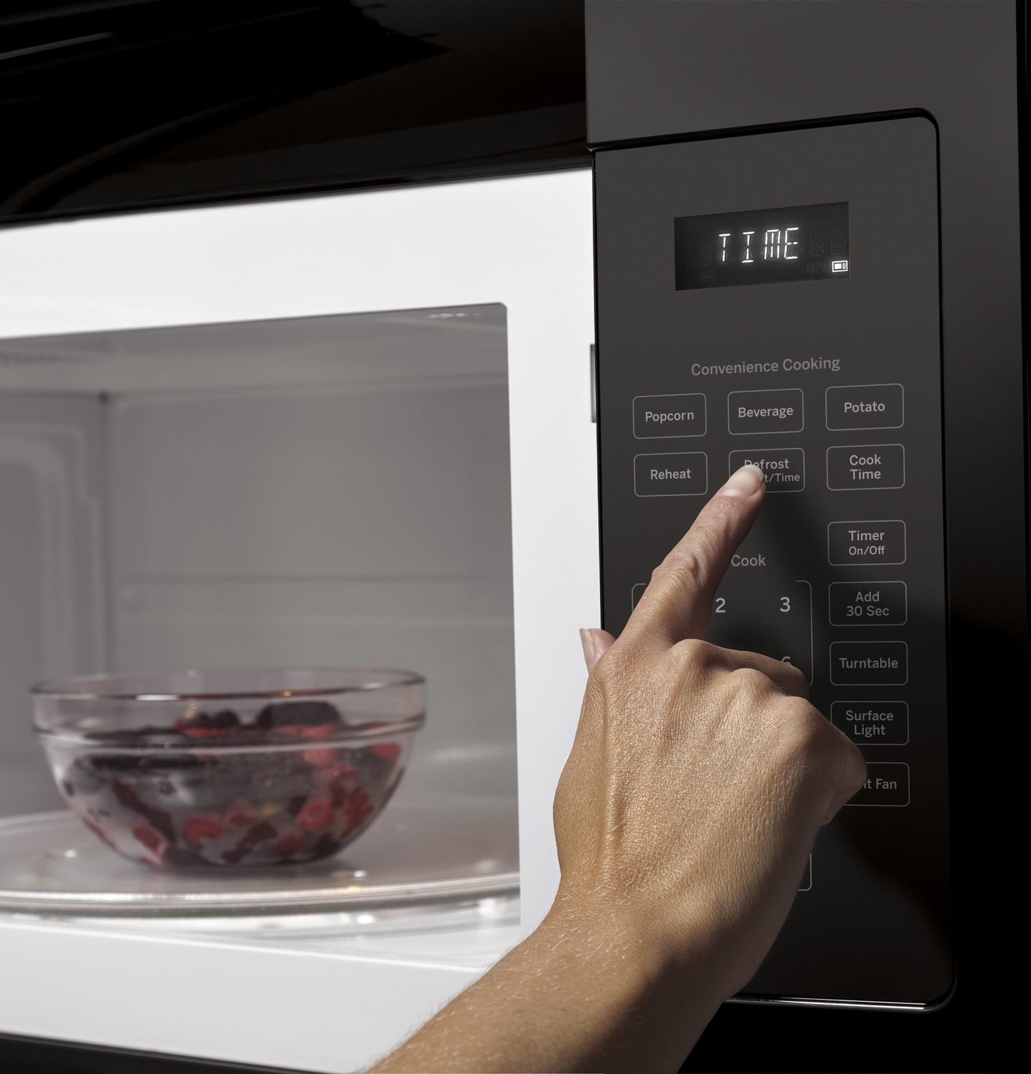 GE APPLIANCES JVM3160DFBB Ge 1.6 Cu. Ft. Over-the-range Microwave Oven