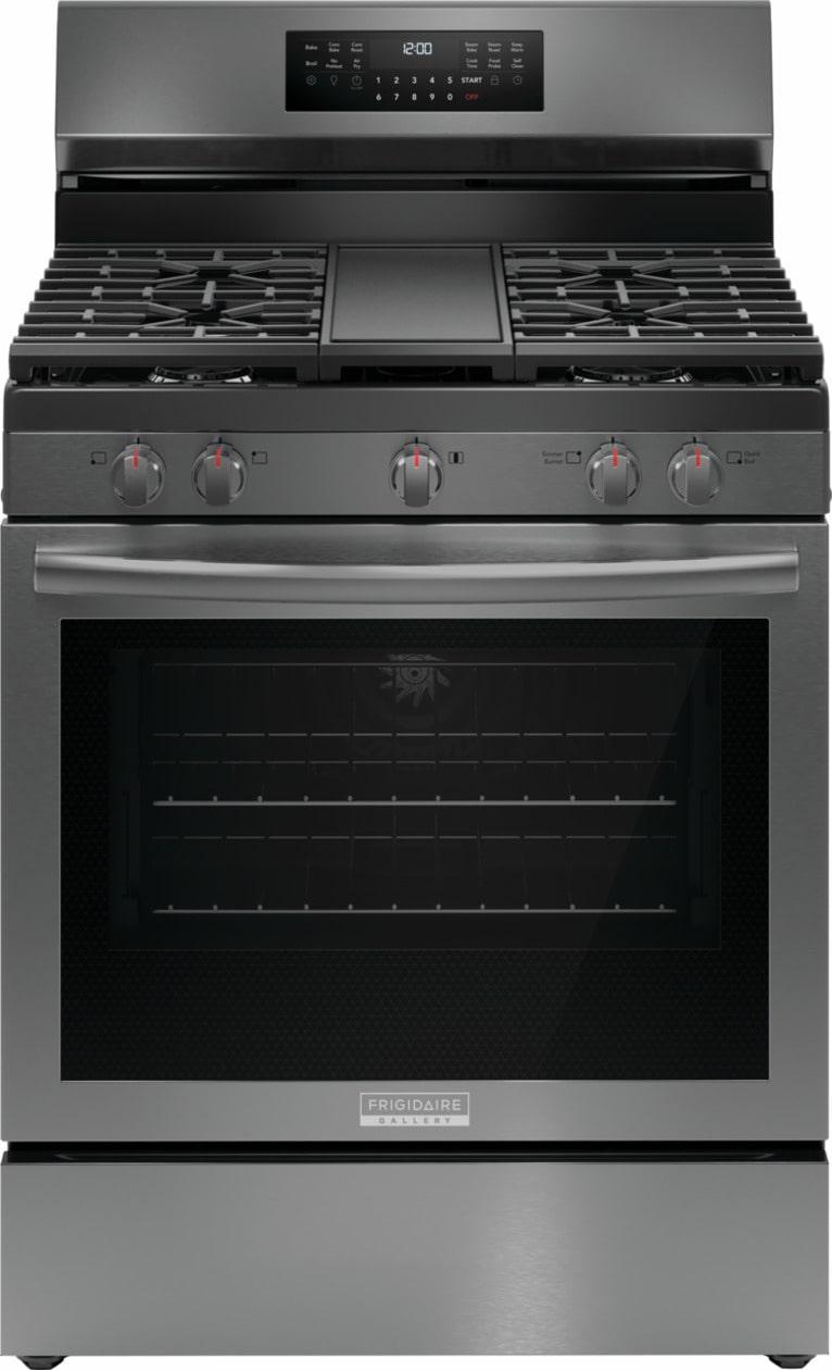 FRIGIDAIRE GCRG3060BD Frigidaire Gallery 30"" Rear Control Gas Range With Total Convection