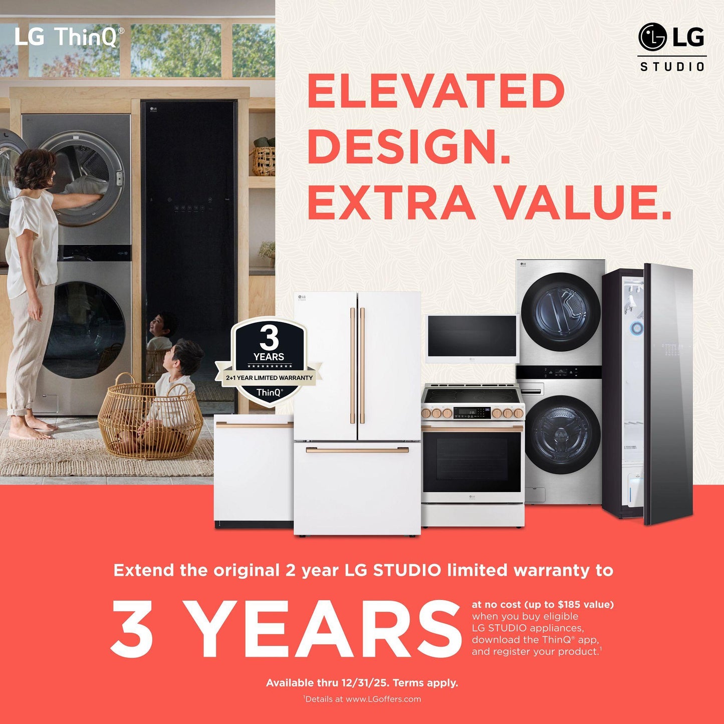 LG SDNTHS72S LG Studio Smart Top Control Dishwasher With 1-hour Wash & Dry, QUAD...