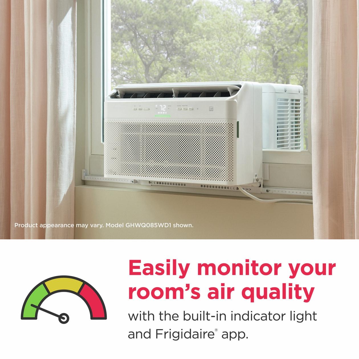 FRIGIDAIRE GHWQ085WD1 Frigidaire Gallery 8,000 BTU U-shape Window Room Air Conditioner WI...