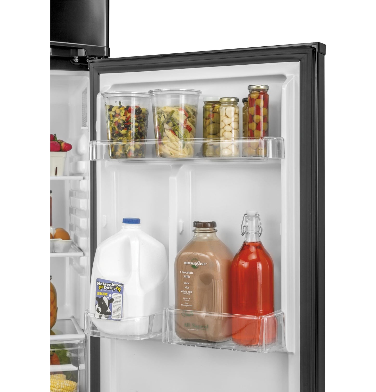 HAIER HA10TG21SB Haier 9.8 Cu. Ft. Top Mount Refrigerator - Black