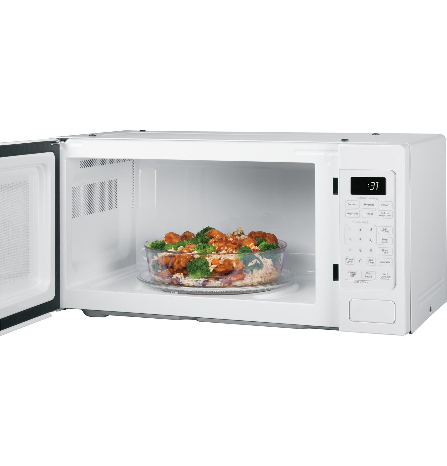 GE APPLIANCES PCHK11S1WWW GE Profile 1.1 Cu. Ft. Countertop Microwave Oven