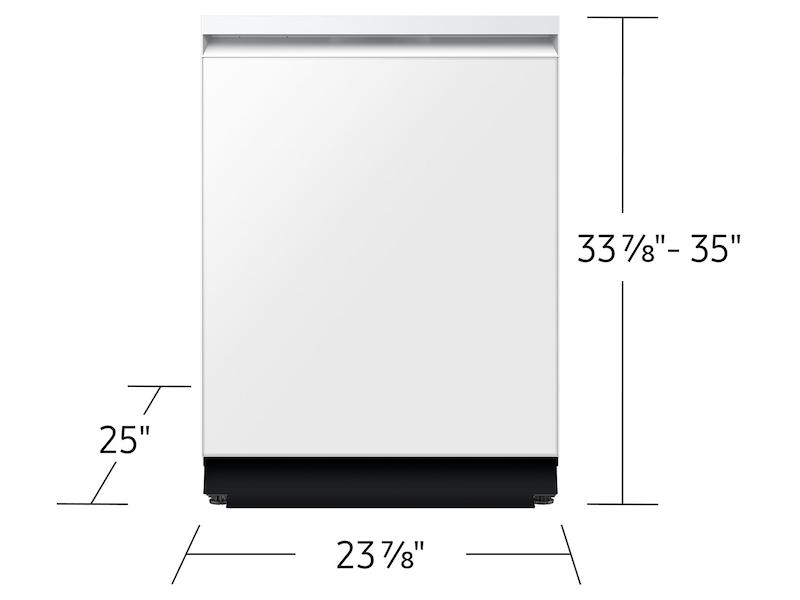 SAMSUNG DW90F89T0U12 38 Dba Bespoke Smart Dishwasher With 3rd Rack Washing System In WHI...