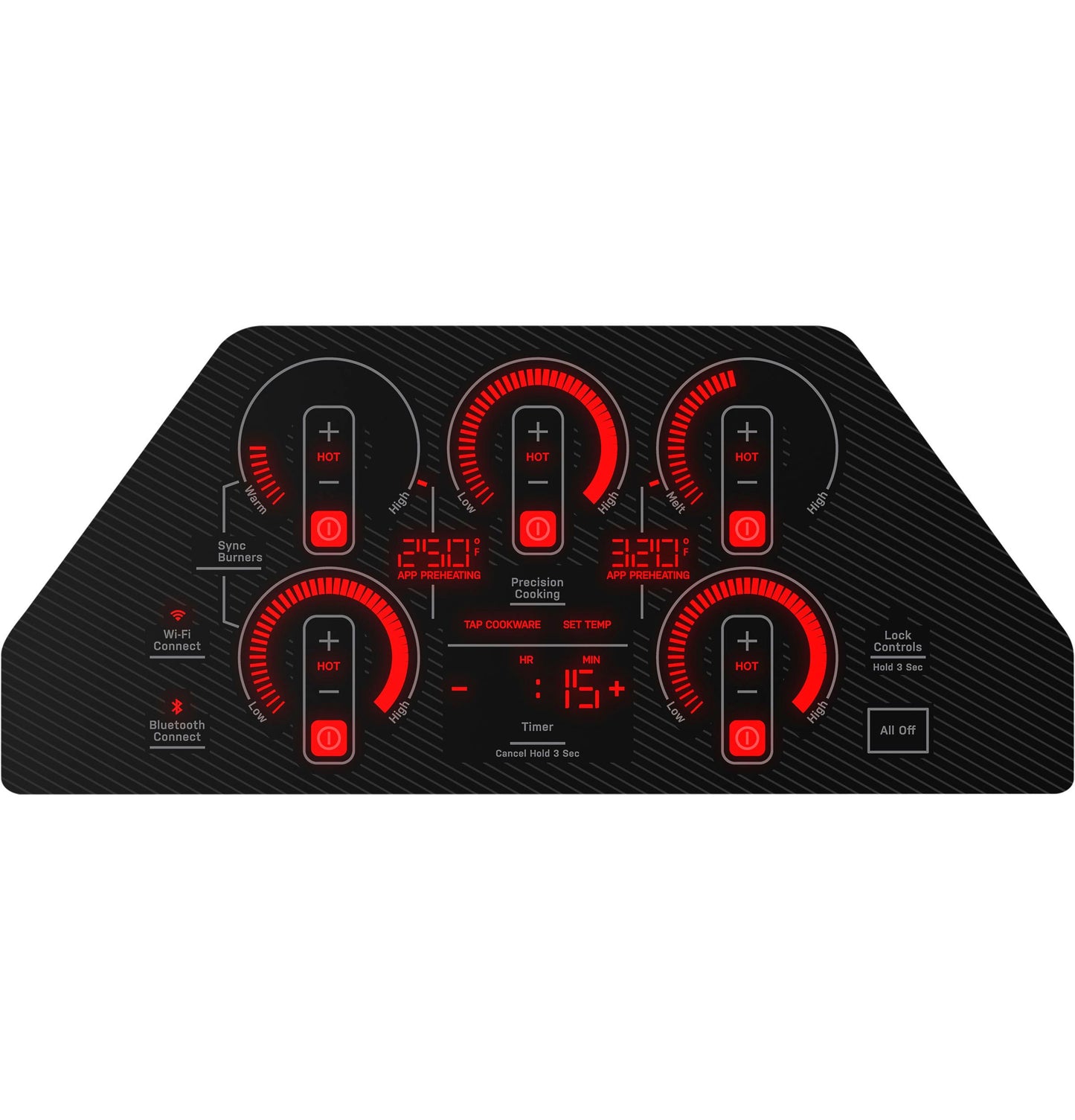 GE APPLIANCES PHP9036DTBB GE Profile 36"" Built-in Touch Control Induction Cooktop