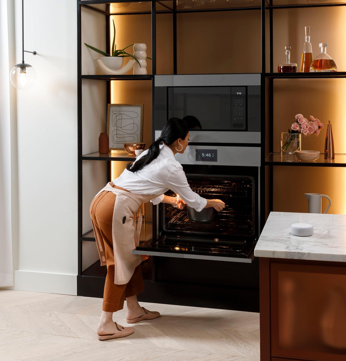 CAFE CTD90DM2NS5 Cafe Minimal Series 30"" Smart Built-in Convection Double ...