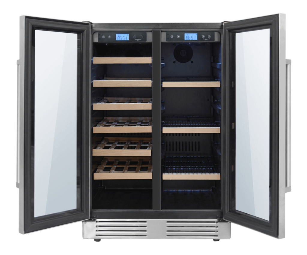 THOR KITCHEN TBC2401DI Thor Kitchen - 24 Inch Under Counter French Door Freestanding INDEP...
