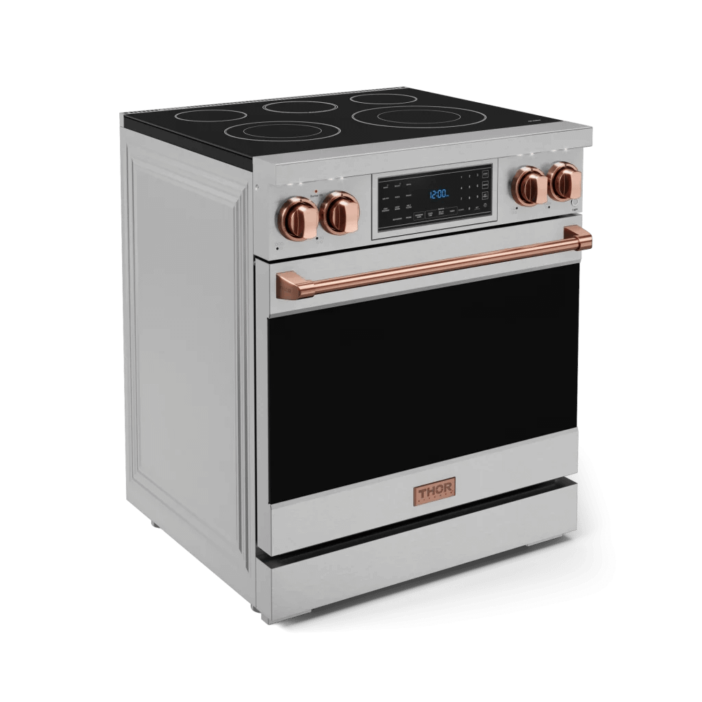 THOR KITCHEN RSE30RSG 30 Inch Professional Electric Range With Tilt Panel Touch Control I...