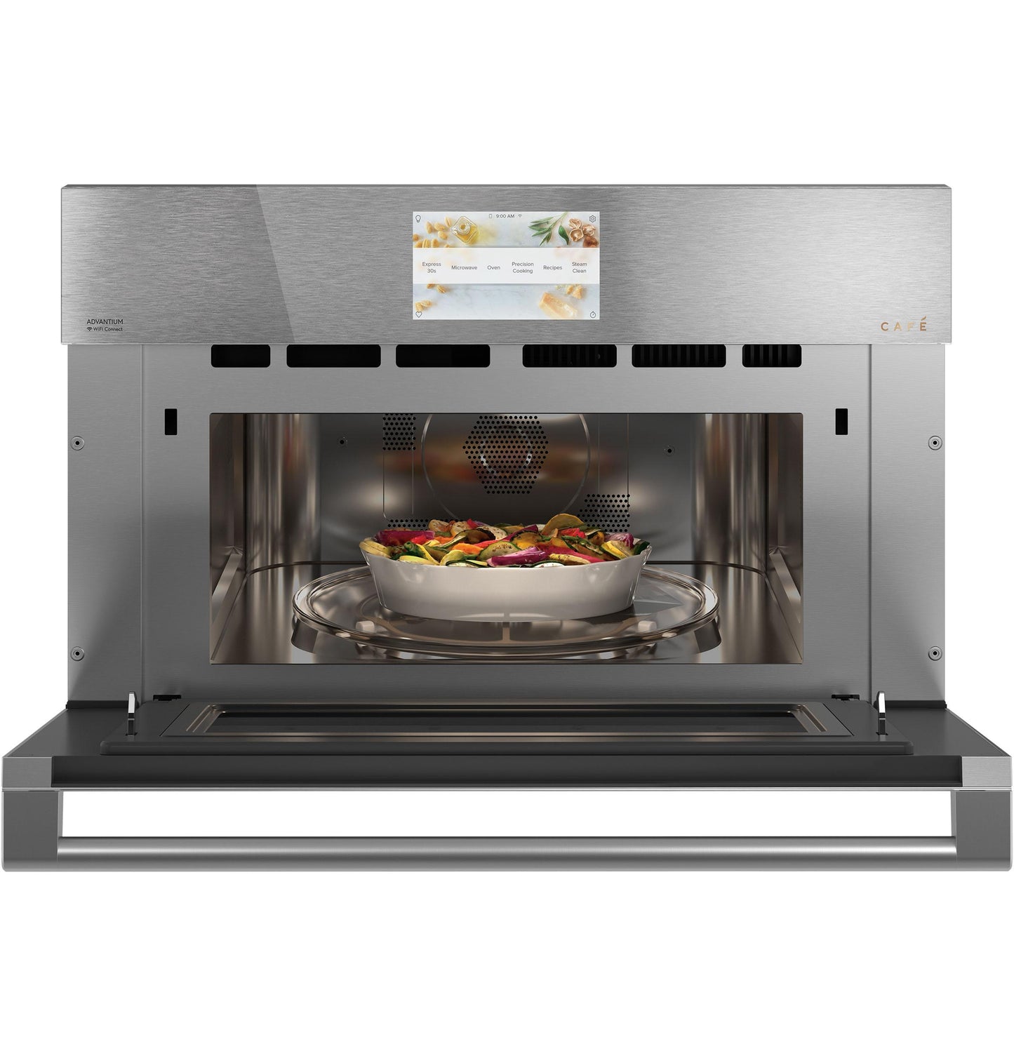 CAFE CSB913M2NS5 Cafe 30"" Five In One Oven With 120v Advantium Technology