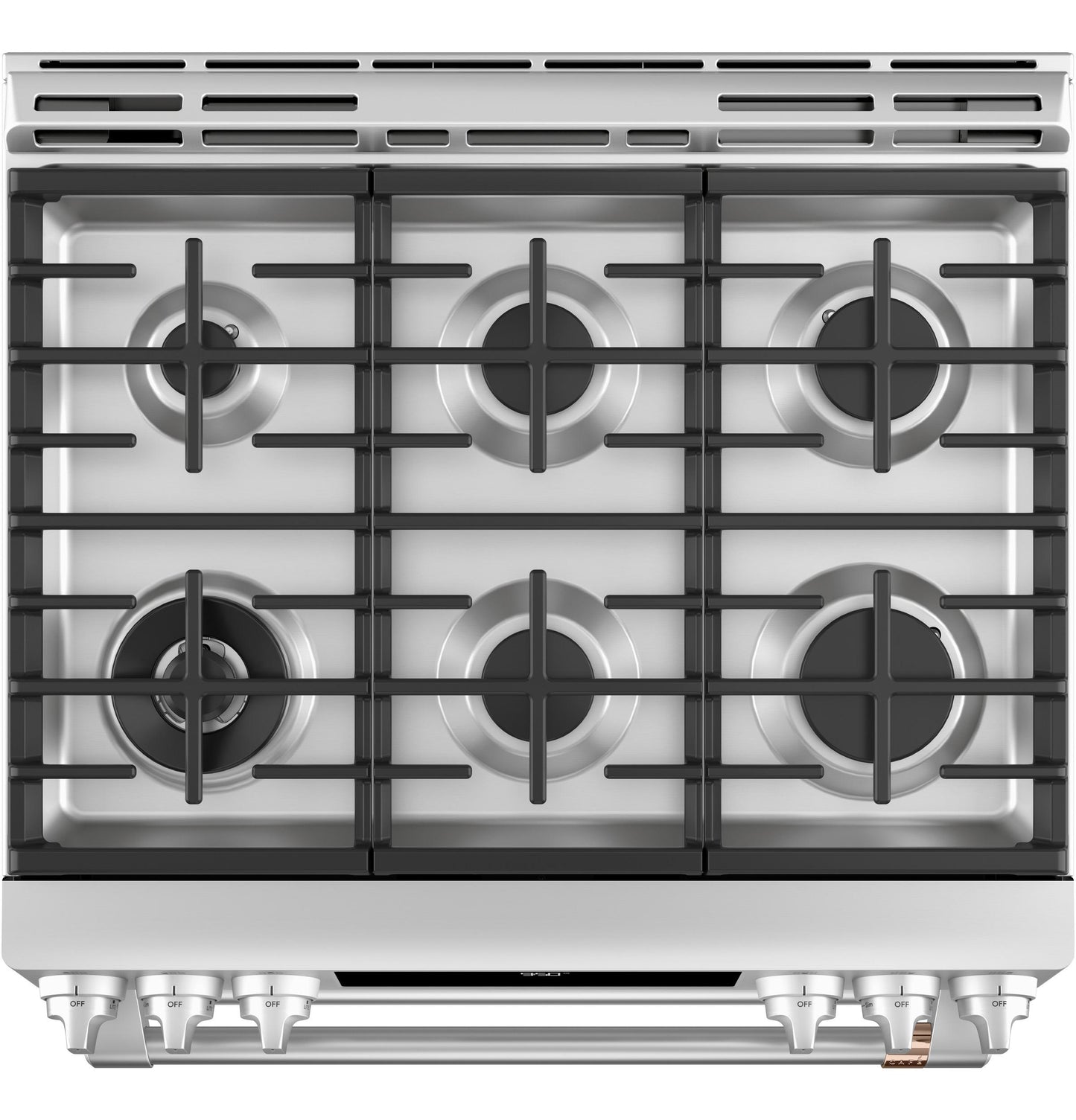 CAFE C2S950P2MS1 Cafe 30"" Slide-in Front Control Dual-fuel Double Oven With CO...