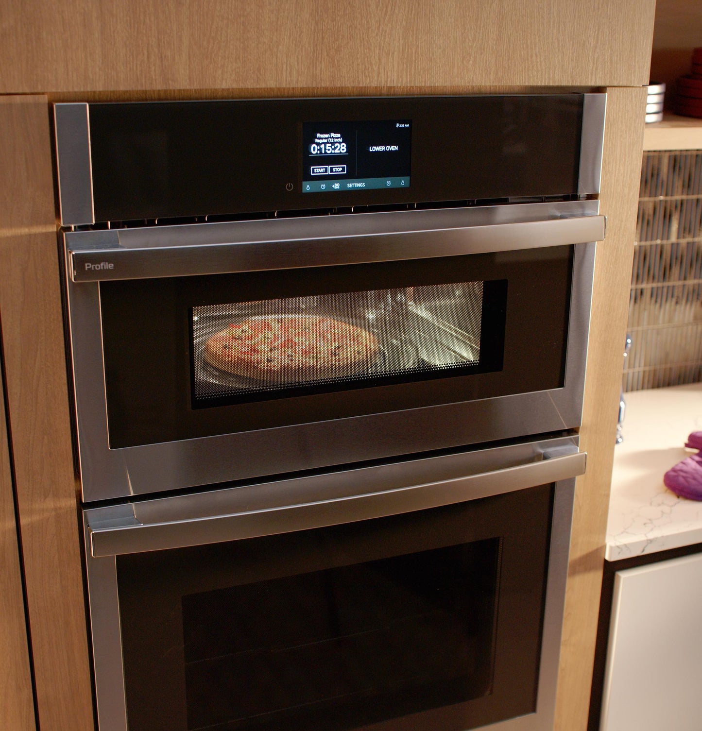 GE APPLIANCES PT9900SWSS GE Profile 30 In. Combination Double Wall Oven With Convection, ...