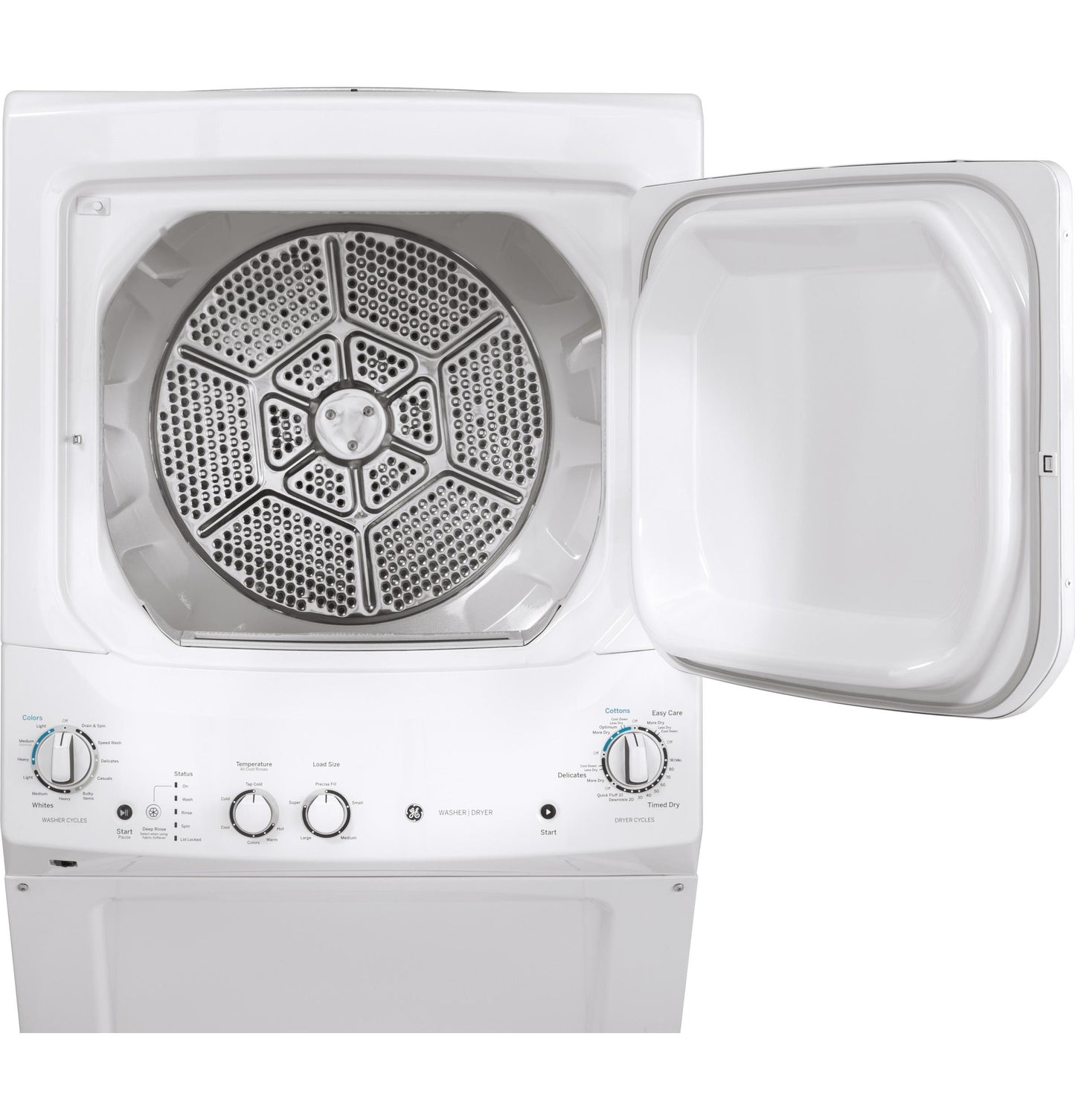 GE APPLIANCES GUD27GSSMWW GE Unitized Spacemaker 3.8 Doe Cu. Ft. Stainless Steel Washer AN...