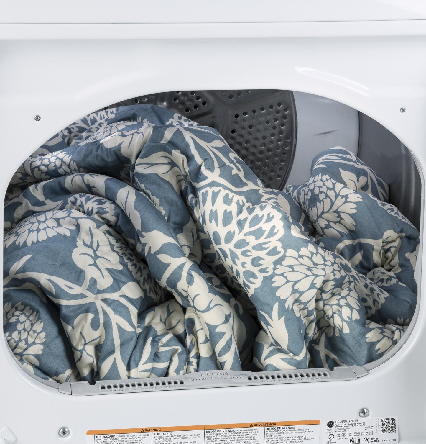 GE APPLIANCES GTD45EASJWS Ge 7.2 Cu. Ft. Capacity Aluminized Alloy Drum Electric Dryer WIT...